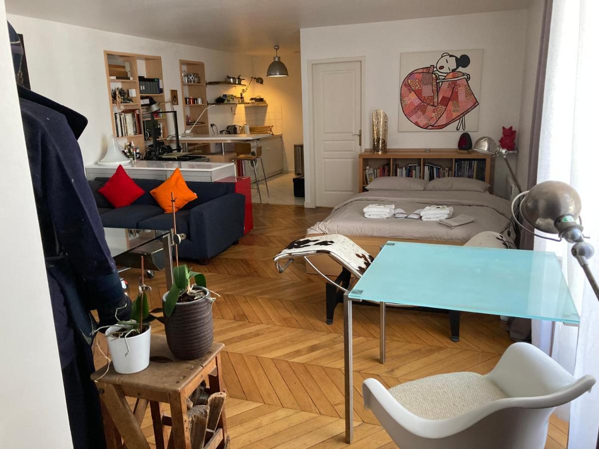 Ferienwohnung Charmant Studio Paris Exterior foto